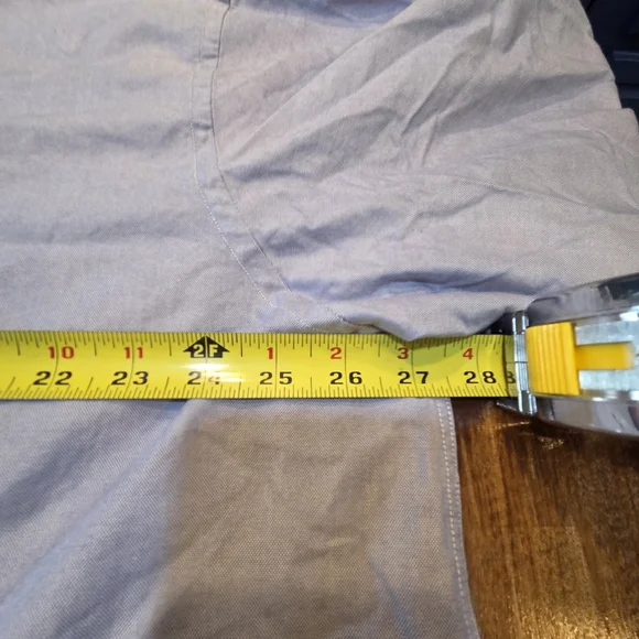 L.L. Bean Button Down Casual Light Blue Shirt Long Sleeves Size 2XL 100%Cotton - Picture 3 of 7